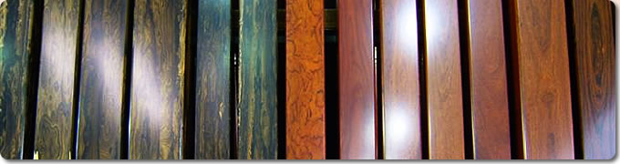 床柱 薄貼床柱　けやき　　3000x135角　塗装品 - 3